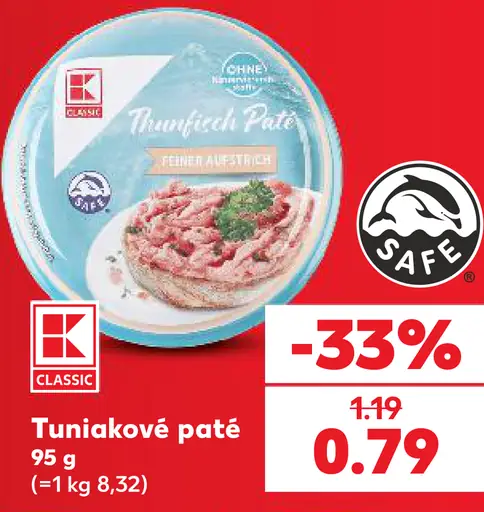 K-Classic tuniakové paté jemná nátierka