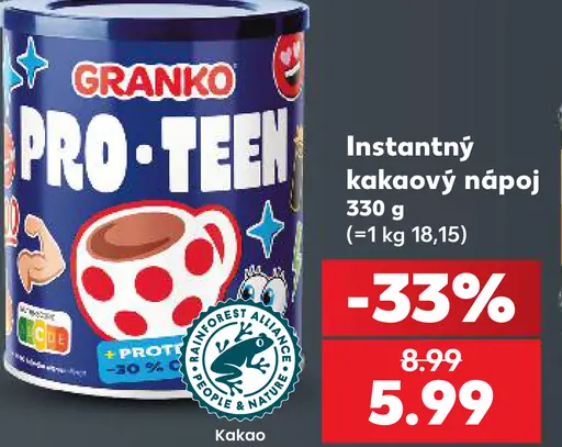 Granko Pro-Tien instantný kakaový nápoj