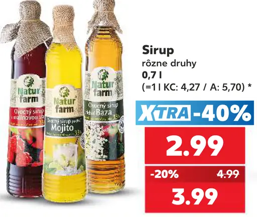 Natur farm sirup