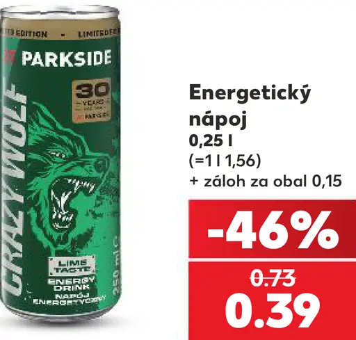 PARKSIDE energetický nápoj