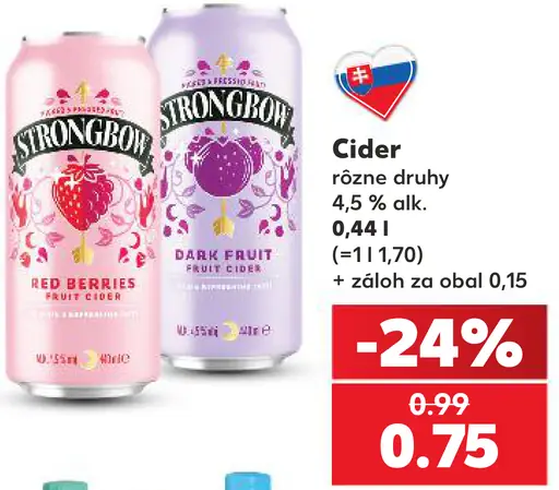 Cider rôzne druhy