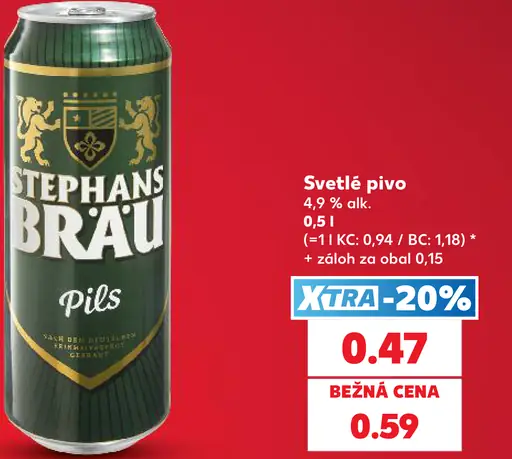 Stephans Bräu Pils plechovka