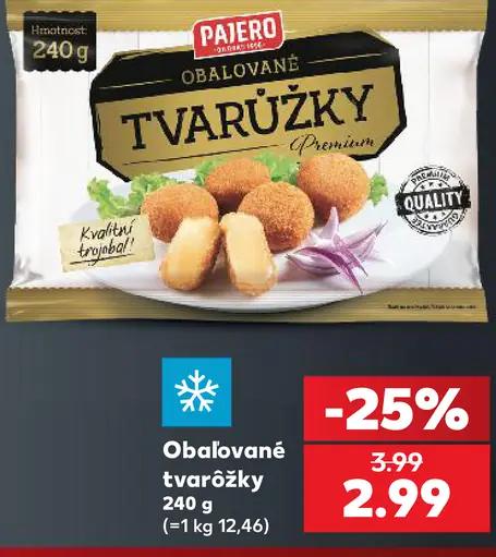 Pajero Obalované tvarôžky