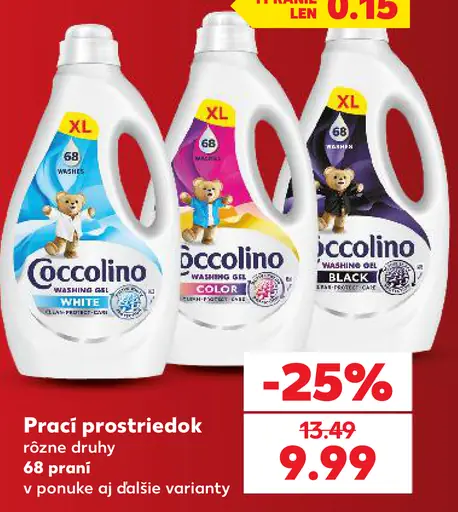Coccolino prací prostriedok