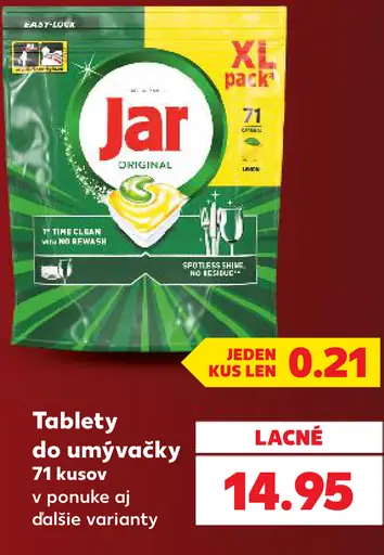 Jar Tablety do umývačky