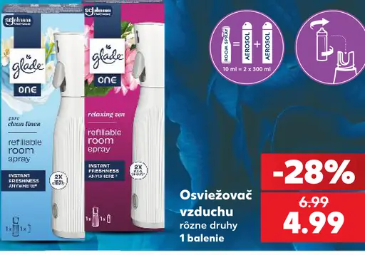 Glade One osviežovač vzduchu