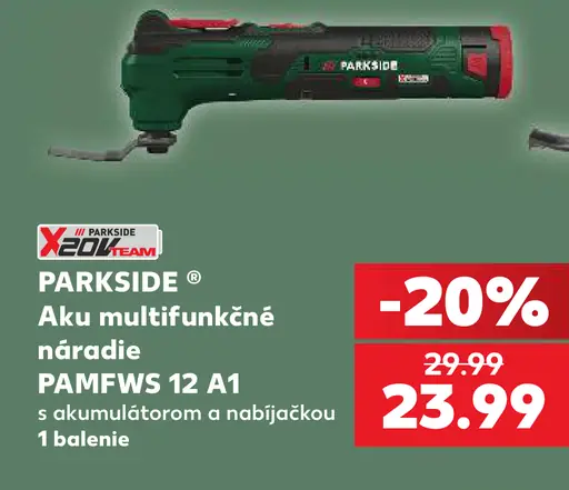 Parkside Aku multifunkčné náradie PAMFW 12 A1