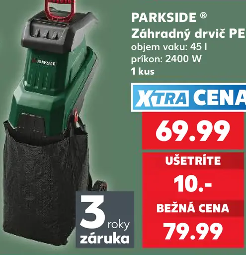 Parkside Záhradný drvič PEMH 2400 C4