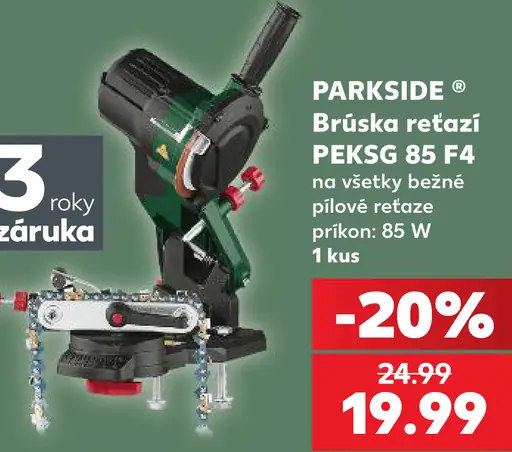 Parkside Brúska reťazí PEKSG 85 F4 na pílové reťaze