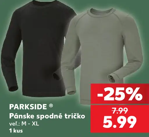Parkside spodné tričko/nohavice hrejivé