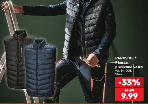 PARKSIDE Pánska prešívaná vesta
