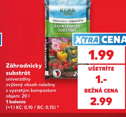 Kera záhradnícky substrát univerzálny