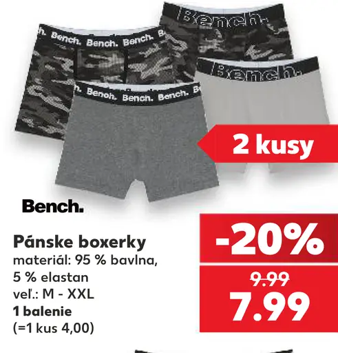 Bench. Pánske boxerky