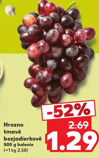 Hrozno tmavé bezjadierkové