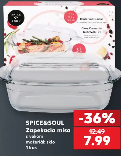 Spice&Soul Zapekacia misa s vekom sklenená