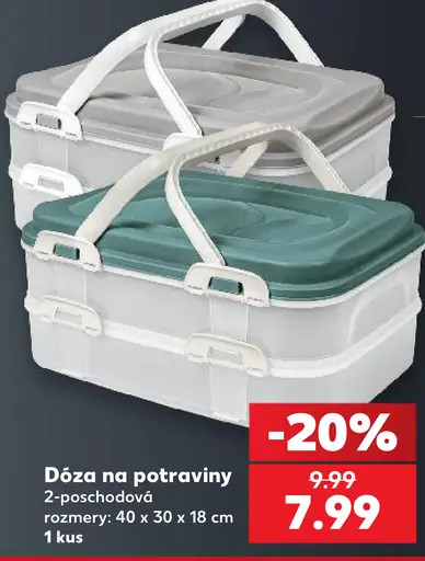 Dóza na potraviny 2-poschodová