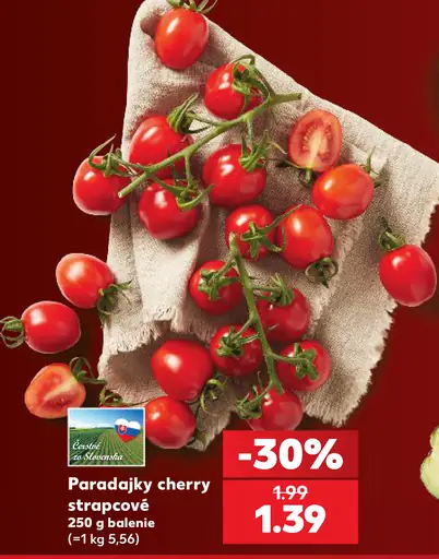 Paradajky cherry strapcové
