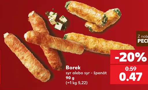 Borek syr alebo syr-špenát