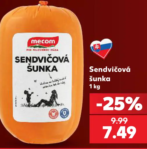 Mecom Sendvičová šunka