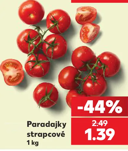Paradajky strapcové