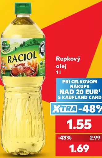 Raciol Repkový olej