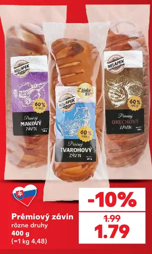 Nelapek Prémiový závin