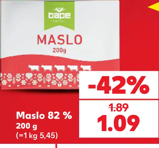 Maslo 82%