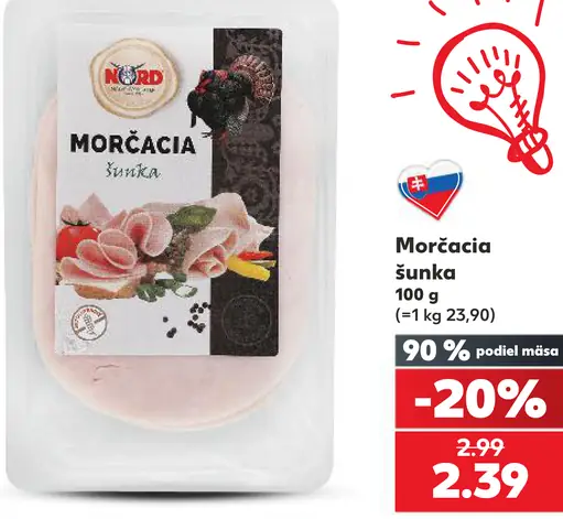 Nord Morčacia šunka