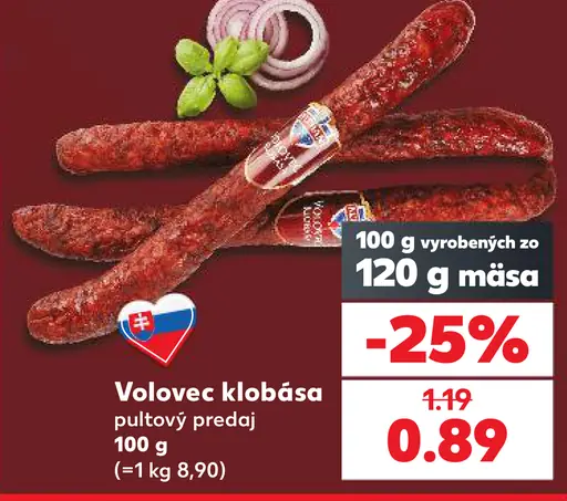 Volovec klobása
