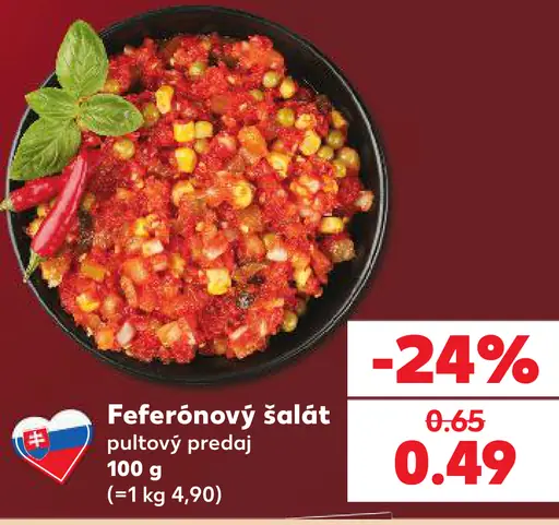 Feferónový šalát