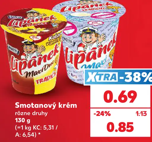 Lipánek Smotanový krém