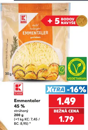 K-Classic Emmentaler 45 %