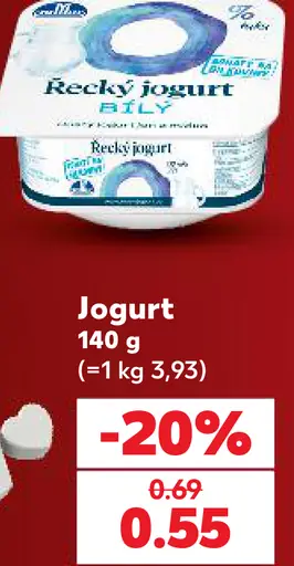 Milbona Grécky biely jogurt