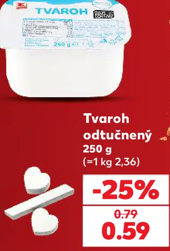 K-Classic Odtučnený tvaroh