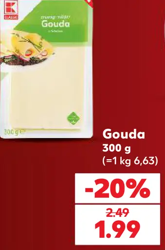K-Classic Gouda plátky