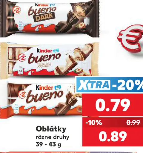 Kinder Bueno oblátky