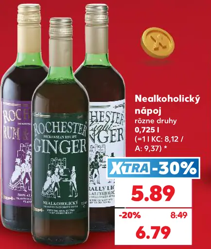 Rochester Nealkoholický nápoj rôzne druhy