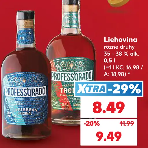 Professorado liehovina, Caribbean Original a Tropical, rôzne druhy