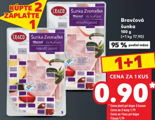 Le&Co Bravčová šunka