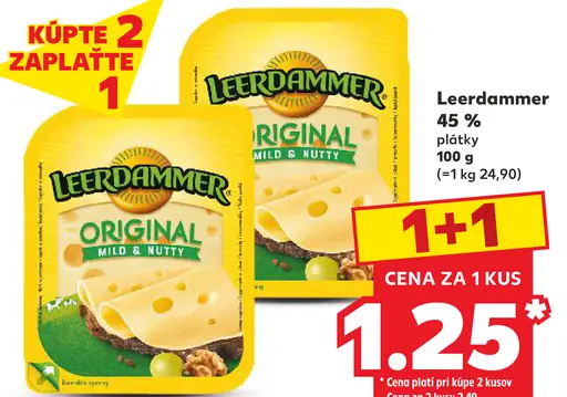 Leerdammer Original plátky
