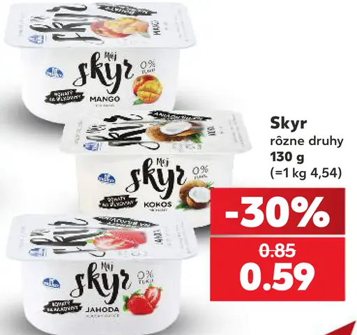 Skyr rôzne druhy