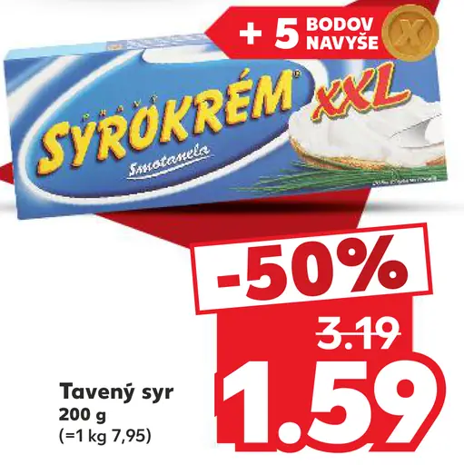 Sýrokrém XXL tavený syr