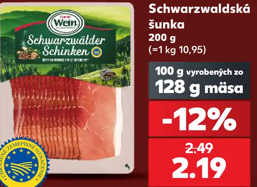 Schwarzwaldská šunka