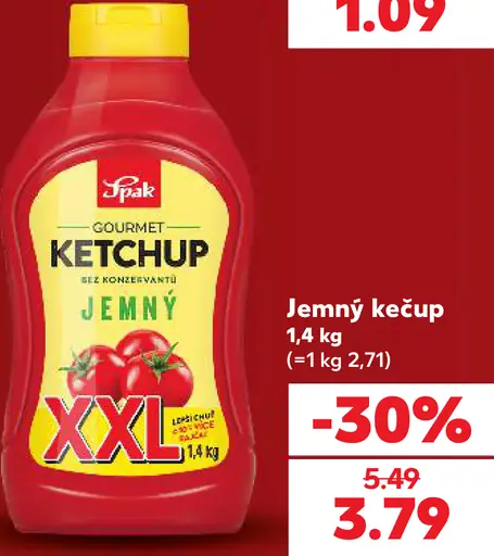 Spak Gourmet Kečup jemný