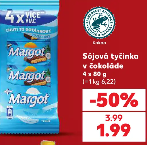 Orion Margot sójová tyčinka v čokoláde