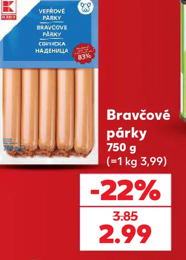 Bravčové párky