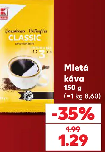 Mletá káva Classic