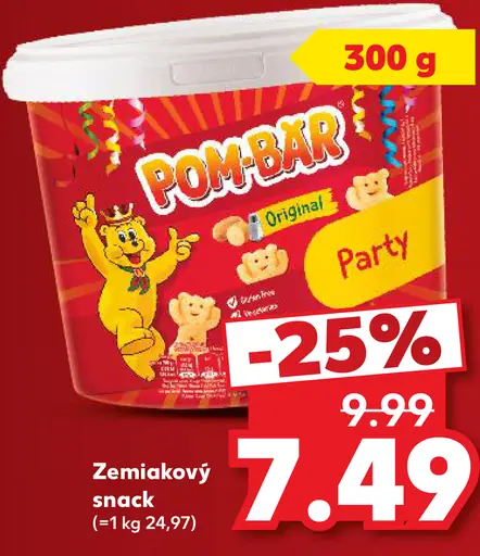 Pom-Bär zemiakový snack Party