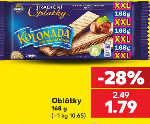 Kolonáda Tradičné oplátky