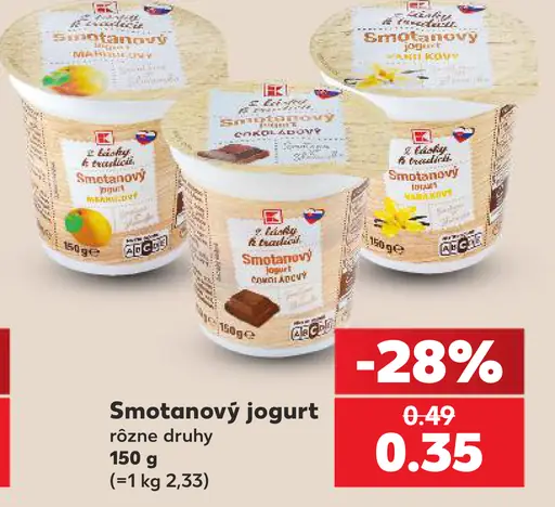 Z lásky k tradícii Smotanový jogurt